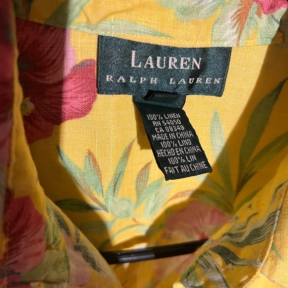 Ralph Lauren yellow Set shorts and shirt - Picture 4 of 8